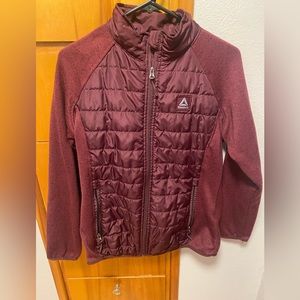 Reebok jacket, size medium. Plum/purple